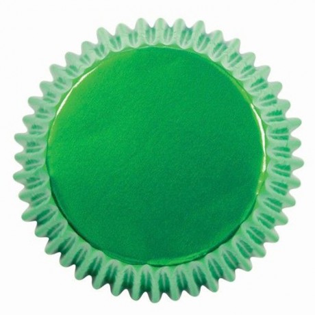 Caissettes à cupcakes PME Metallic Green par 30