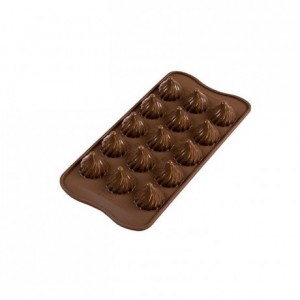 Moule silicone pour chocolat Flame Ø 27 x 28 mm