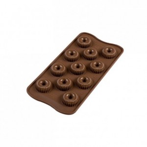 Moule silicone pour chocolat Crown Ø 30 x 15 mm