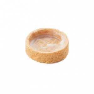 Round pie crust Slim Line AOP butter La Rose Noire Ø35 mm (210 pcs)