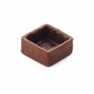 Fonds carrés mini cacao La Rose Noire 33 x 33 mm (216 pièces)
