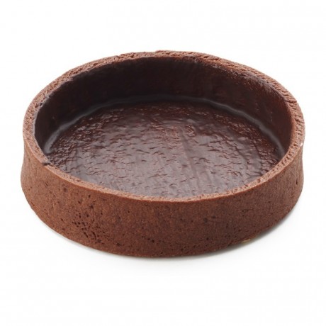 Round pie crust cocoa La Rose Noire Ø81 mm (45 pcs)