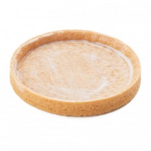 Round pie crust Slim Line AOP butter La Rose Noire Ø80 mm (55 pcs)