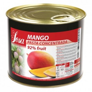 Pâte concentrée de mangue Sosa 1,5 kg