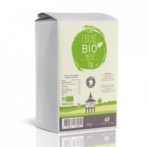 Organic wheat flour T80 1 kg