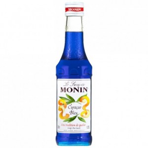Blue curaçao Monin syrup 25 cL