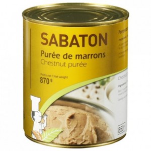 Chestnut puree Sabaton 870 g