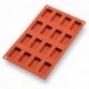 Silicone mould Gastroflex 16 financiers 49 x 25 mm