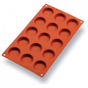 Moule silicone Gastroflex 15 mini tartelettes Ø 45 mm