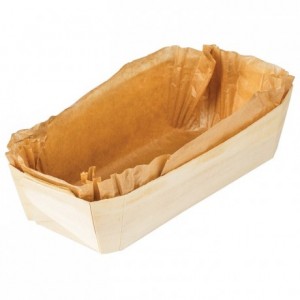 Wooden baking moulds brioches and speciality breads 30 cL (200 pcs)