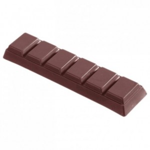 Moule 7 barres chocolat 50 g en polycarbonate pour chocolat