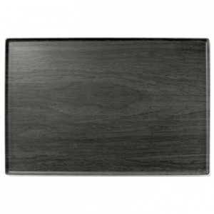 Elm wood platter melamine 600 x 400 mm