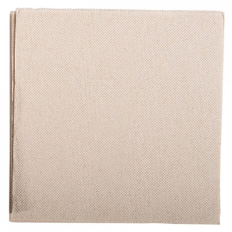 Serviette ouate 2 plis Nature 32 x 32 cm (lot de 1500)