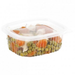Container with hinged lid PP 750 mL (400 pcs)