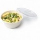 Lid for round fiber salad bowl 25 cL (1000 pcs)