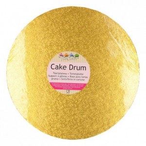 FunCakes Cake Drum Round Ø25cm Gold