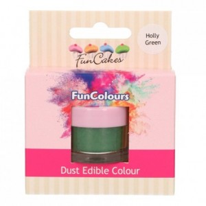 Poudre colorante alimentaire FunColours FunCakes Holly Green