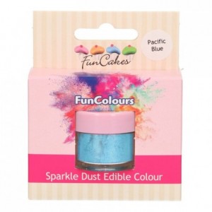 FunCakes Edible FunColours Sparkle Dust Pacific Blue