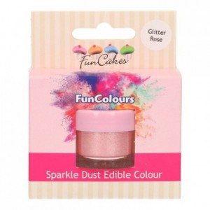 FunCakes Edible FunColours Sparkle Dust Glitter Rose