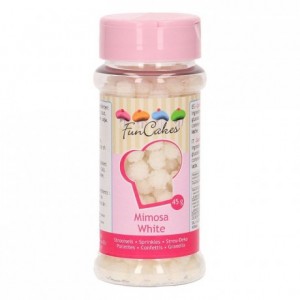 Mimosa en sucre FunCakes blanc 45 g