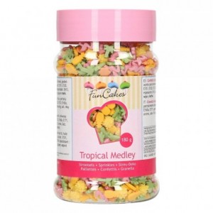 Medley en sucre FunCakes Tropical 180 g