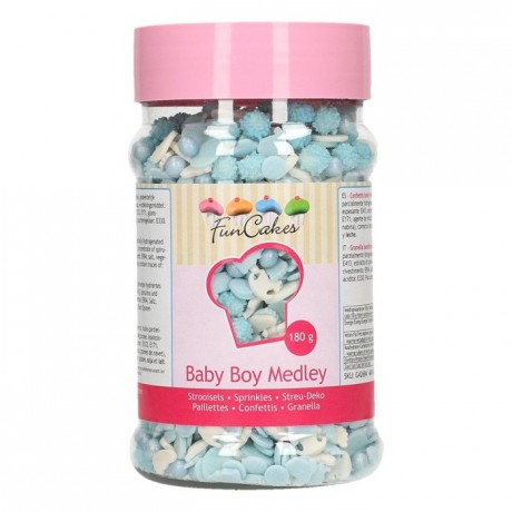 FunCakes Sprinkle Medley Baby Boy 180g